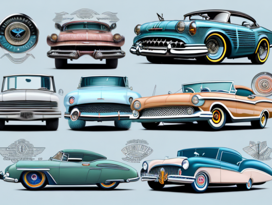 A variety of beautiful cars from different eras and styles