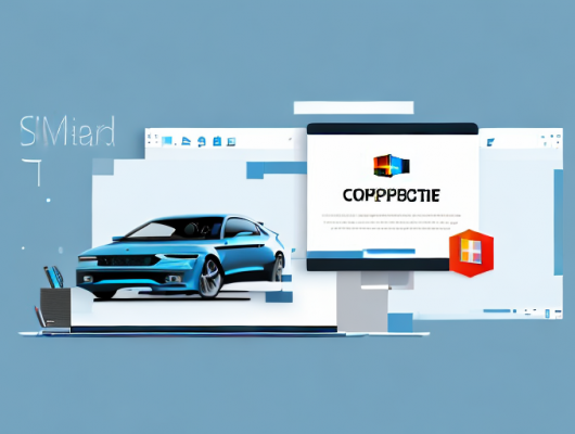 A computer with microsoft word opened