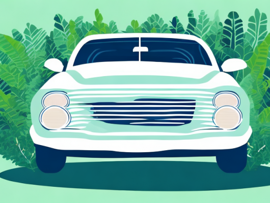 A private car with a "for sale" sign on it