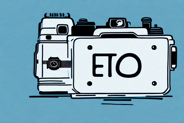 A camera focused on a car's license plate