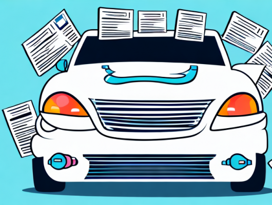 A car with a visible license plate