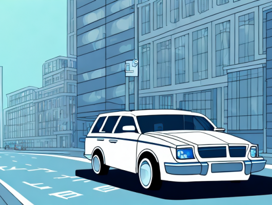 A car with reflective window tinting