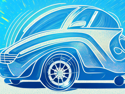 A car with reflective foil applied on its windows