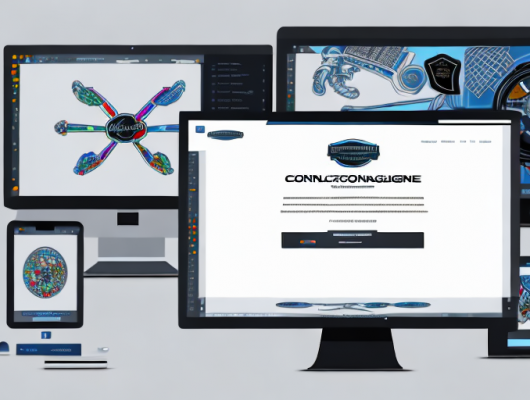 A design configurator on a computer screen