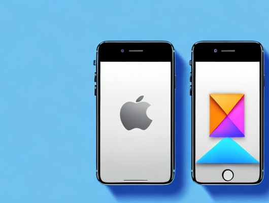 An iphone displaying a photo editing app with a pixelated image on its screen