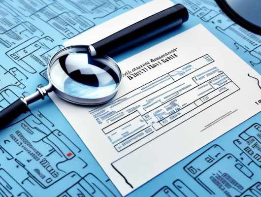 A german vehicle registration document with a magnifying glass highlighting the area where the horsepower (ps) information is located