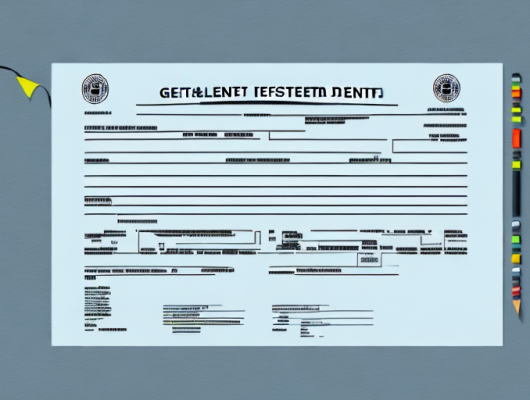 A german vehicle registration document with a highlighted area