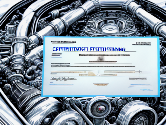 A vehicle registration certificate (zulassungsbescheinigung teil 1) with a focus on the engine displacement (hubraum) section