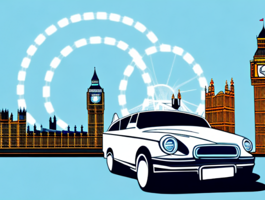 A car with a visible license plate