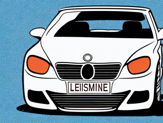 A german seasonal license plate on a car