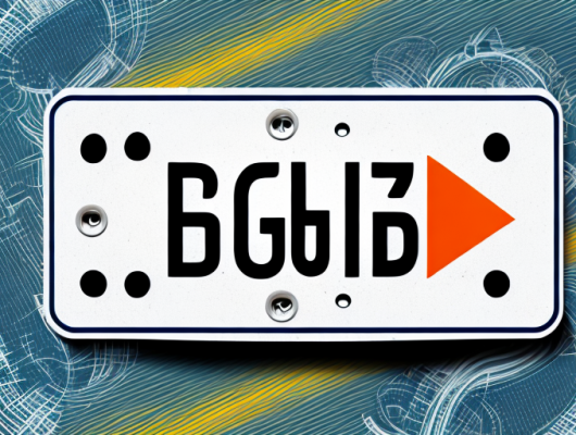 A german license plate with the letters "bg" on it