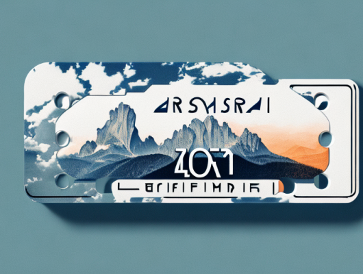 An austrian license plate with the initials "il"