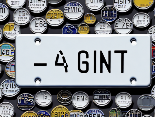 A german license plate with the acronym "pin"