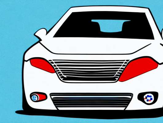 A car with a croatian flag design on it