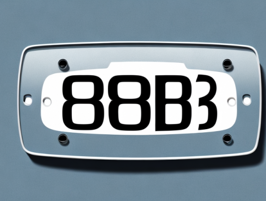 A german license plate