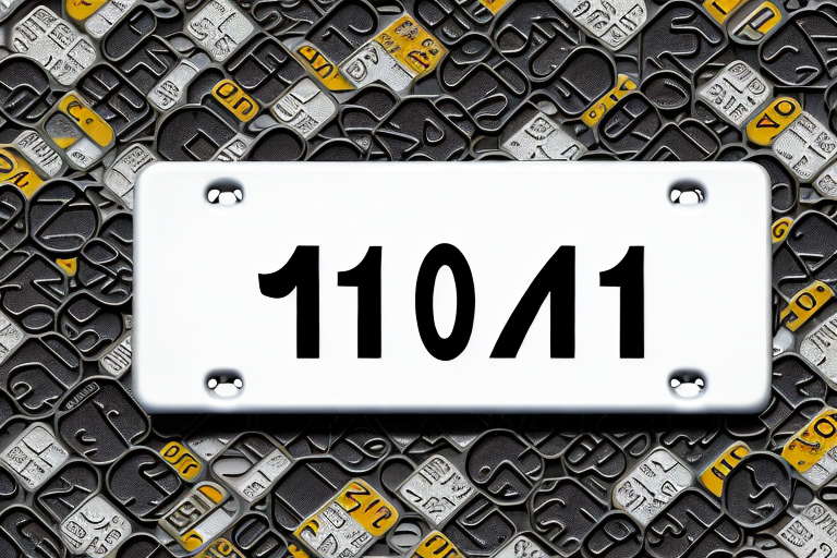 A german license plate with the numbers 0-140 on it