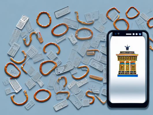 A smartphone with a car registration plate on the screen