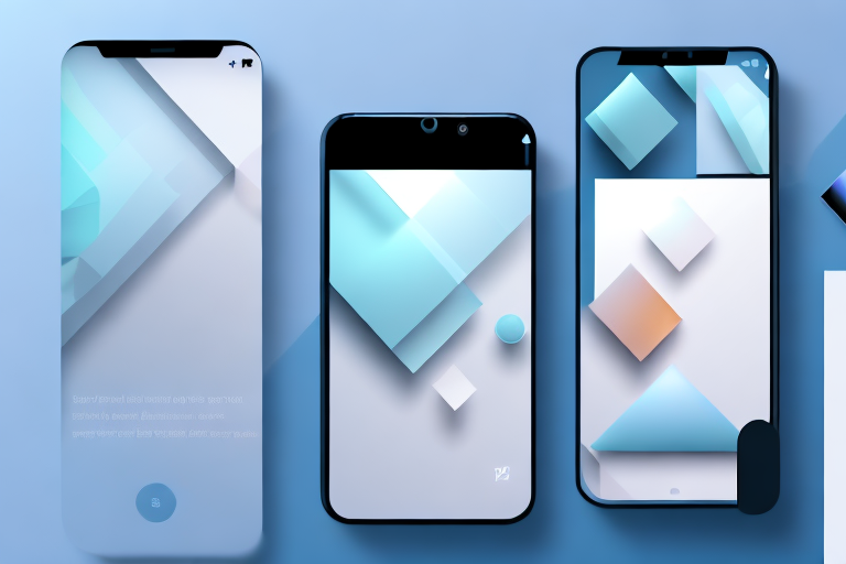 A smartphone displaying a photo editing app