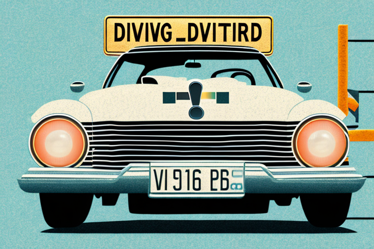 A vintage car with a german license plate