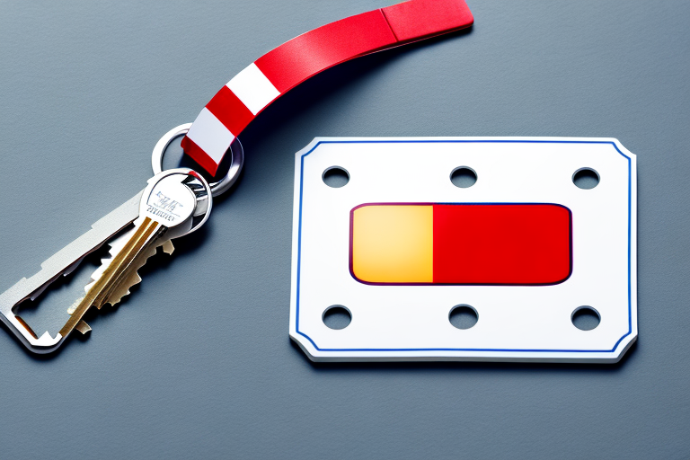 A german license plate with the red export strip (ausfuhrkennzeichen)