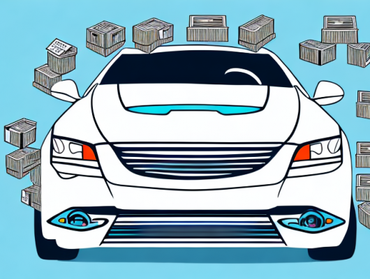 A car with a license plate