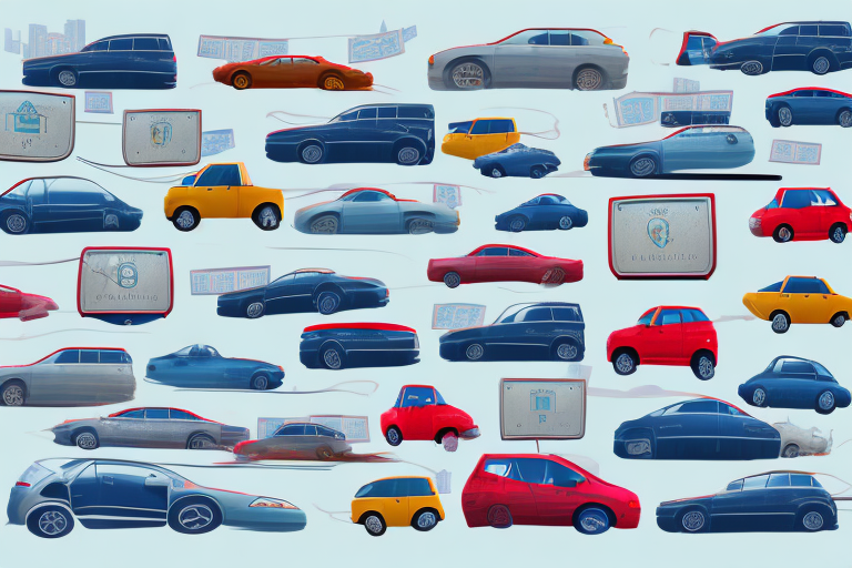 A car with a license plate