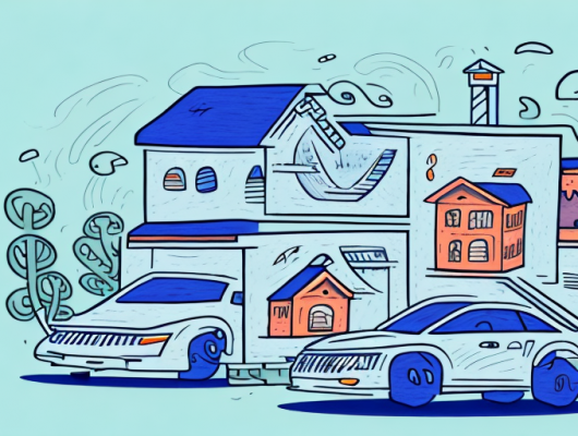 A car with a highlighted license plate