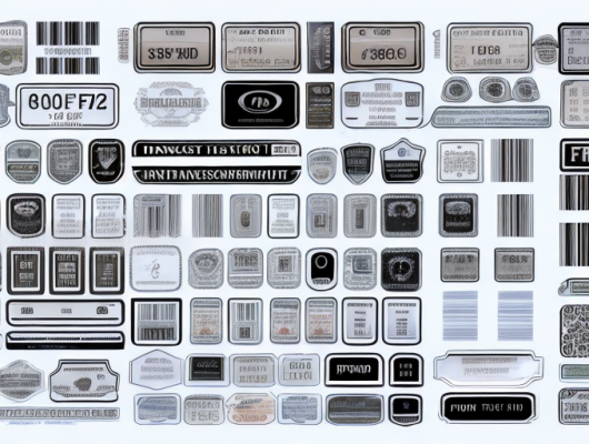 Various types of identification plates such as car license plates