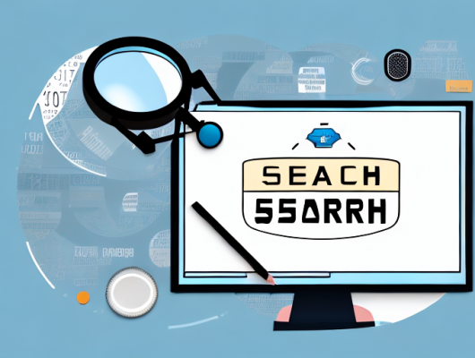 A computer screen displaying a search bar