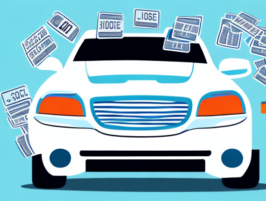 A car with a visible license plate