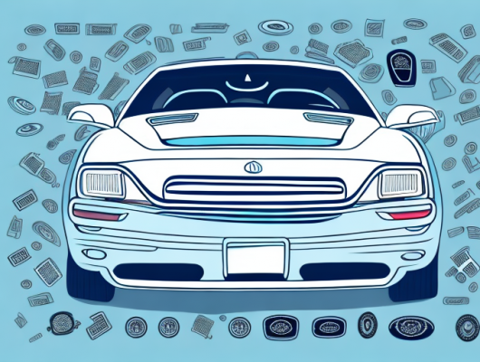 A car with a blank license plate