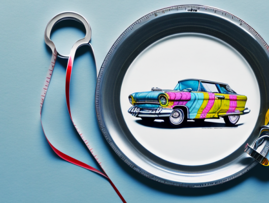 A car from the back with a close-up view of the license plate