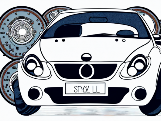 A german car with a focus on the license plate