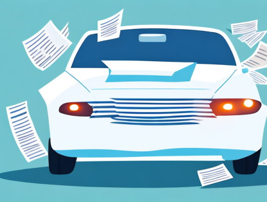 A car with a visible license plate