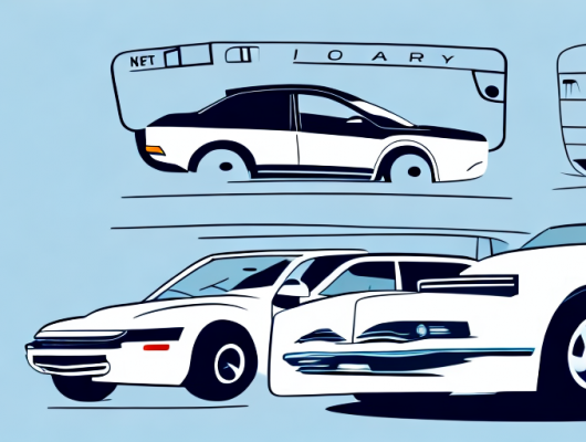 Two identical cars with the same license plate number parked side by side