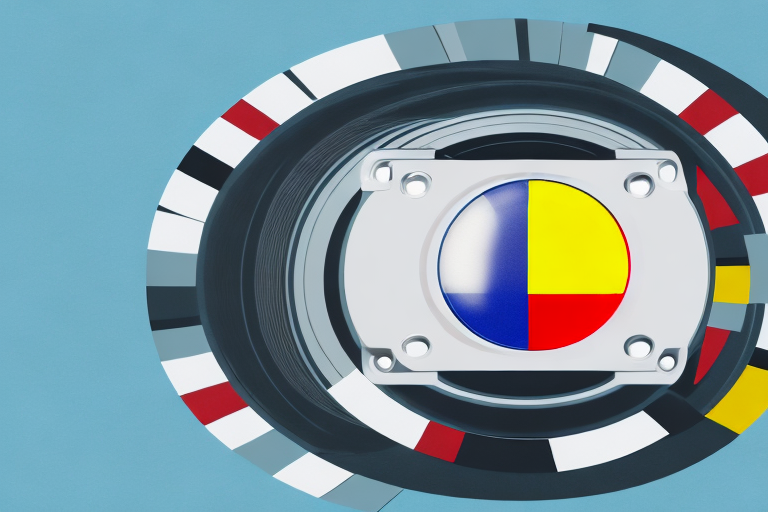 A car with a blank license plate