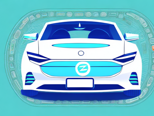 An electric car with a distinctive number plate