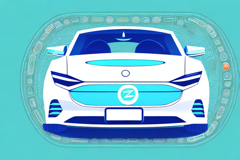 An electric car with a distinctive number plate