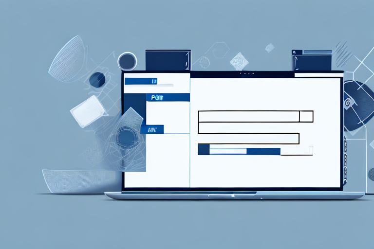 A computer screen displaying a form with various blank fields