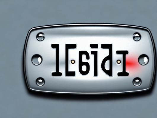 A german license plate with an 'e' at the end