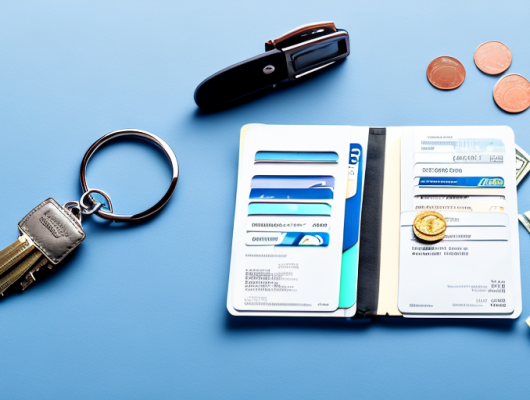 A wallet with euros coming out of it