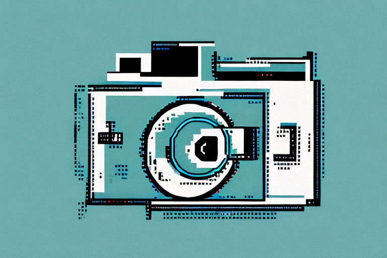 A camera lens focusing on a blurred