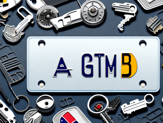 A german license plate with the letters "gbs"