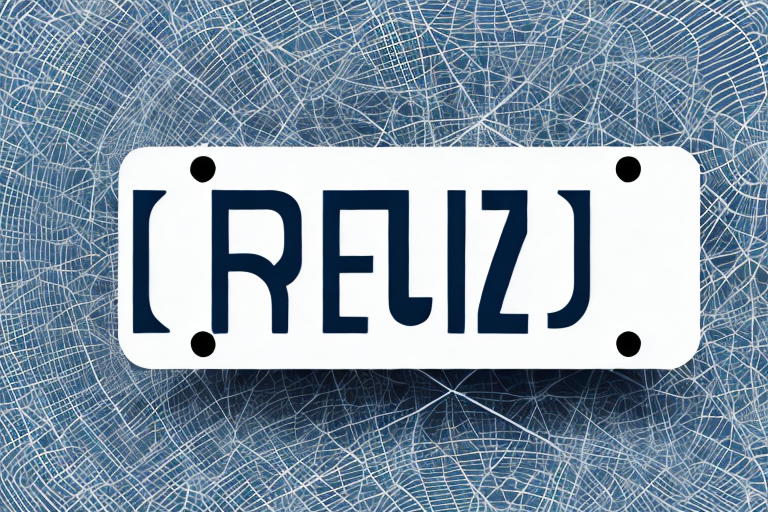 A german license plate with a prominent "u" in the center