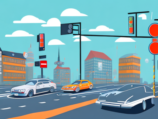 A car without license plates on a german street