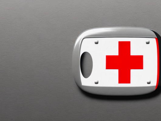 A german license plate with a red cross over it