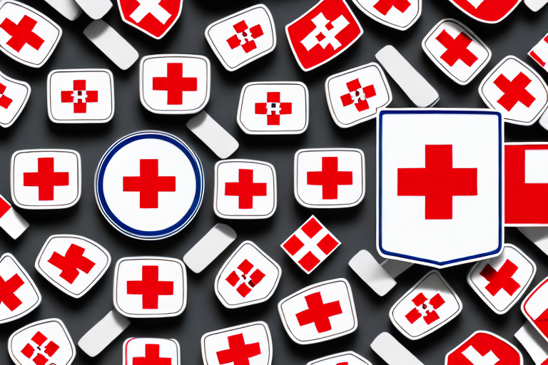 Various car license plates with a red cross over them