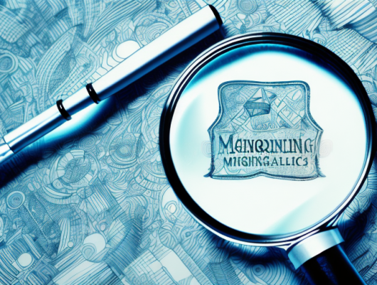 A magnifying glass hovering over a photograph