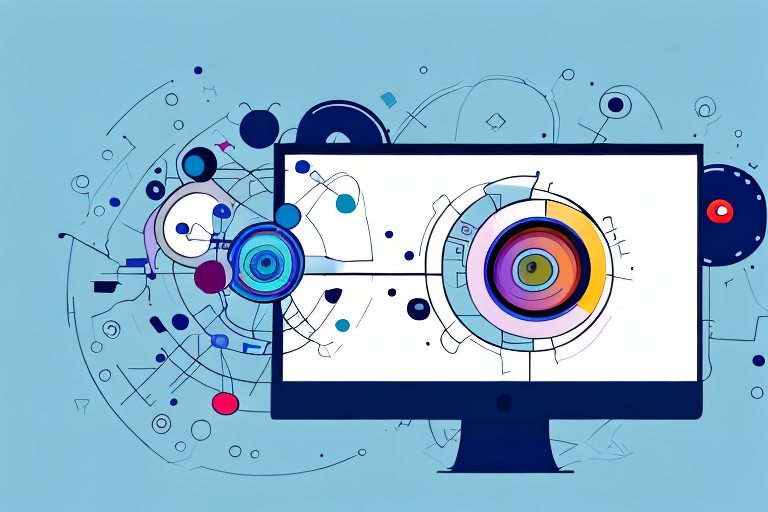 A computer screen displaying an image editing software with a small picture on one side and the same picture enlarged on the other side