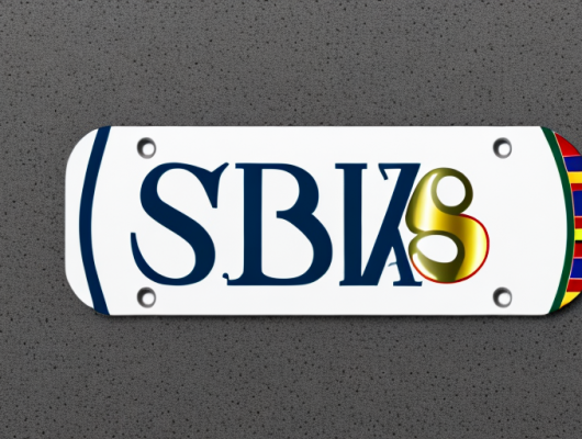 A german license plate with the initials "sda"